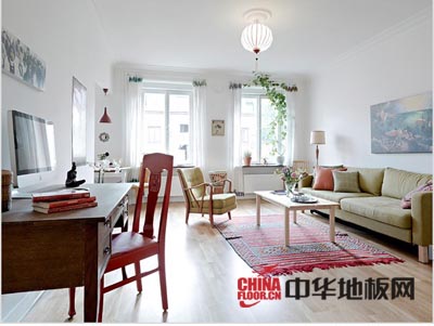 古典风格的一房一厅装修设计效果图 -- 知识大