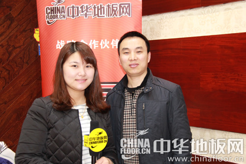 肯帝亚地板湖南总代理谢丁猛:好产品和完善的