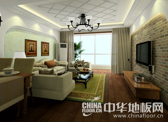 木地板家居装修效果图