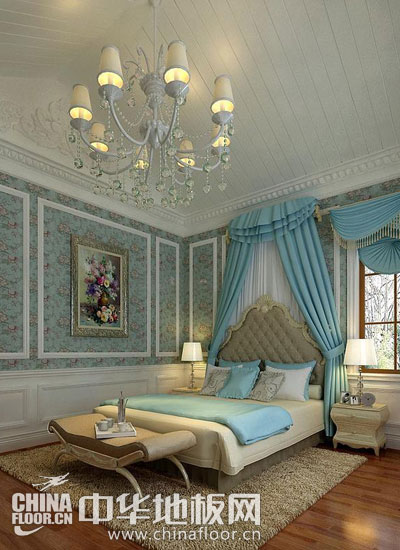 卧室地板装修效果图