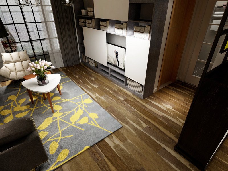 富得利地板-欧橡SYU1效果图