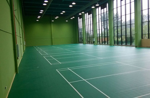 运动木地板施工案例-重庆江与城体育公园