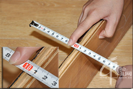 厚度测量得到的数据正好是15mm,表层厚度鉴于工具限制就不好测量了