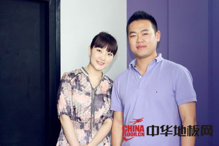 著名歌星金海心成功代言常州美克美家装饰材料有限公司