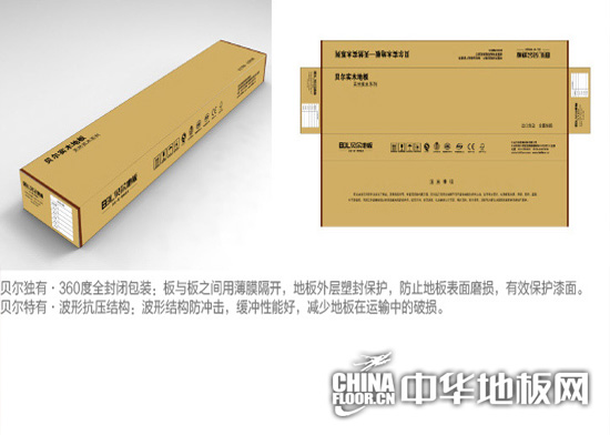 贝尔地板包装装修效果图