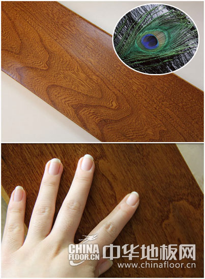 久盛美国朴木实木地板评测:孔雀羽毛纹理的木地板
