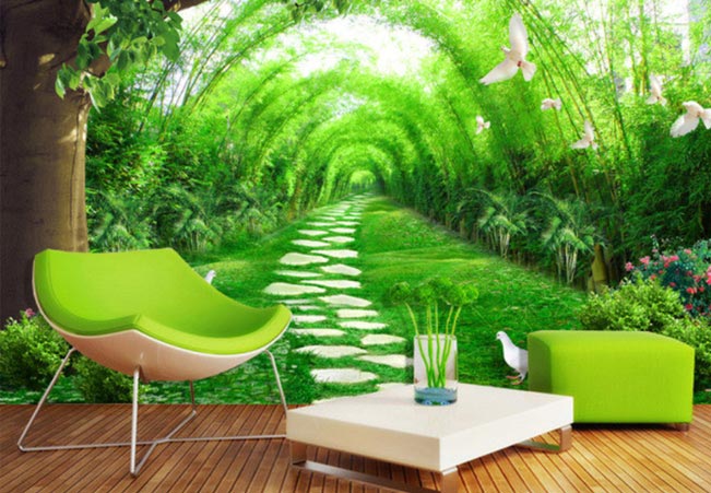 圣菲林地板 3D幻影-曲径通幽木地板图片